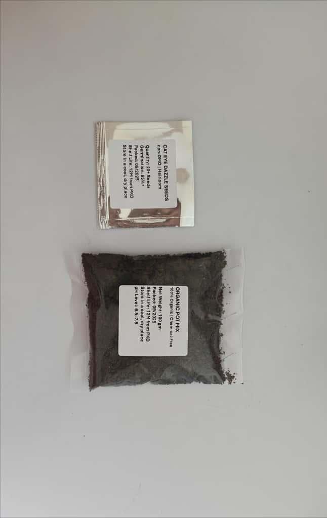 Cat Eye Dazzle Seeds + Plant Growth Serum Free (pack of 1)