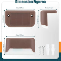 Solar Deck Lights Outdoor (Pack Of 4)